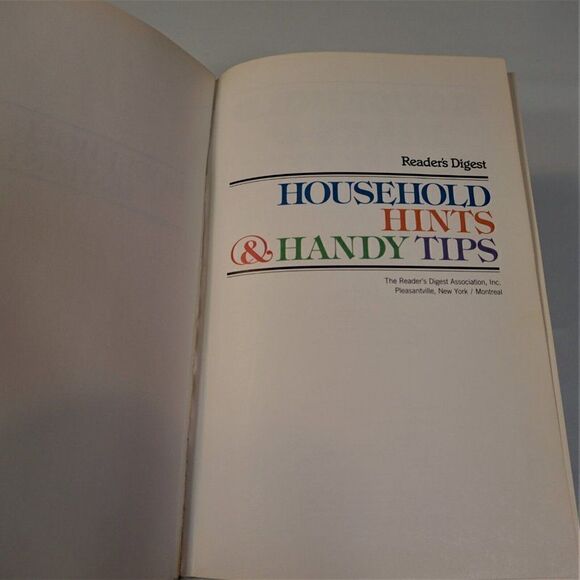 Household Hints and Handy Tips by Reader's Digest Editors 1988 Hardcover - Picture 4 of 11